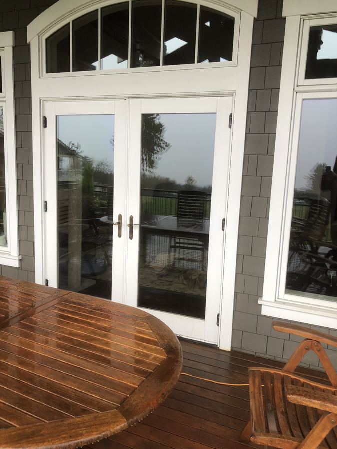 French doors and arched transom — Kirkland